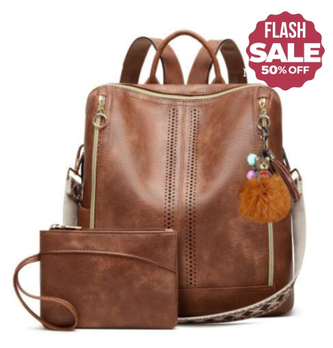 convertible backpack one strap leather M. Gemi | The Laura Two versatile bags in one Convertible Italian Leather Backpack Tote