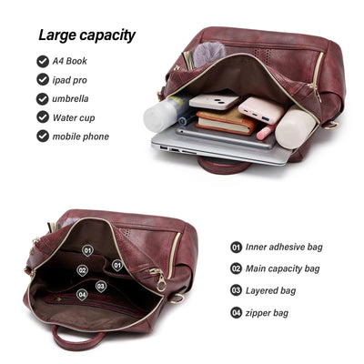 2-in-1 Convertible Backpack Tote + Free Pouch