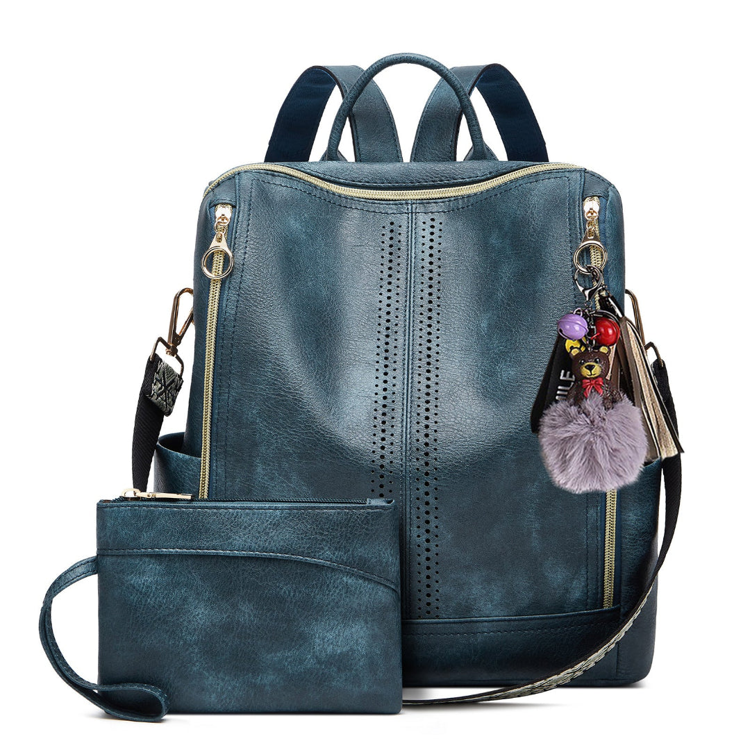 2-in-1 Convertible Backpack Tote + Free Pouch