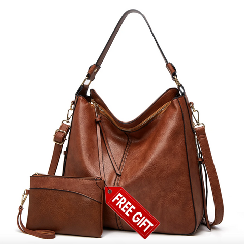 Hobo Leather Anti-Theft Handbag (special free gift)